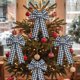 thumbnail image 4 of Decorar Paquete de 6 lazos navideños rojos con bordes de alambre para decorar el árbol y envolver regalos Yulucky, 4 of 9