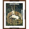 thumbnail image 5 of Art.com The Unicorn In Captivity (Detail) Art Print, Brown Frame Wall Art, 17" x 21", 5 of 5