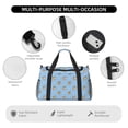thumbnail image 4 of Disketp Corgi Dog Bolsa de Viaje Tipo Duffle, Bolso de Mano para Fin de Semana para Mujer, Bolsa de Gimnasio Ligera para Hombre, Esencial para Viajes, 4 of 7