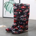 thumbnail image 6 of Leeye 38 Size Red Rain Boots High Non Ankle Comfortable Mud for Outdoor Gardening Hiking Walking, 6 of 8