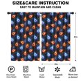 thumbnail image 2 of Baseballs and Auras Pattern Insulated Teens Curtains Set Of 2, Bedroom Essentials, Toddler Room Decor 52"x84", 2 of 5