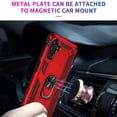 thumbnail image 4 of Designed for Samsung Galaxy A26 5G Case, Military Grade Protective Phone Case Cover with Enhanced Metal Ring Kickstand [Support Magnet Car Mount] Compatible with Samsung Galaxy A26 5G, Red, 4 of 7