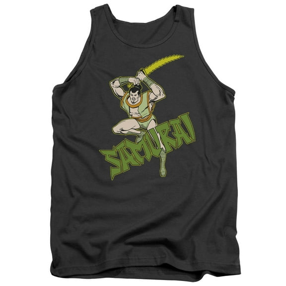 DC Comics Samurai Adult Tank Top Charcoal