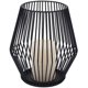 thumbnail image 1 of Portavelas de alambre de metal negro para velas de té para interiores y exteriores, eventos, fiestas y decoraciones de bodas (pequeño), 1 of 7