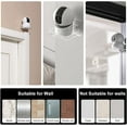thumbnail image 3 of 2 Pack Acrylic Wall Shelf Small Floating Shelf Wall Mounted Shelf Display Ledges Adhesive Hanging Shelves for Bedroom Living Room Storage Decor Adhesive & Drilling Installation, 3 of 7