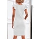 thumbnail image 5 of Vestido De Manga Corta Informal Ruffle Sleeve Wrap Hem Dress Mujer Summer Beach Casual Elegante Vestido De Manga Corta Para Citas Party White L ANGGREK YR32422, 5 of 5