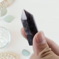 thumbnail image 3 of Unique Bargains 4 Pcs Palm Stone Faux Crystal Column Stone Carved Pocket Palm Stone Yellow White Quartz for Stress Relax, 3 of 7