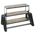 thumbnail image 3 of HUBERT® Display Table Black Iron and Mango Wood 3-in-1-30 W x 17" D x 21" H, 3 of 7