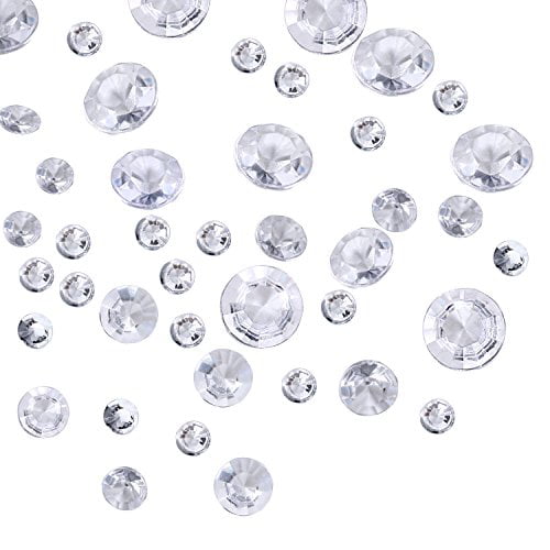 10mm Aubergine Scatter Crystals Wedding Table Decoration Acrylic Confetti Diamon 