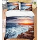 thumbnail image 2 of 3D Sunset Sky Sea Rock Funda nórdica Set Ropa de Cama Funda Nórdica Fundas de almohada 29, 2 of 3