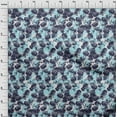 thumbnail image 4 of oneOone Silk Tabby Sky Blue Fabric Florals Craft Projects Decor Fabric Printed By The Yard 42 Inch Wide, 4 of 4