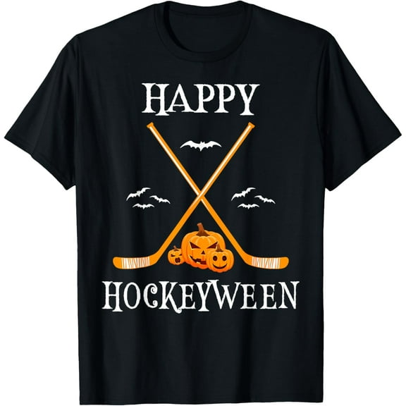Hockeyween Funny Hockey Halloween Costume Kids Boys Girls T-Shirt