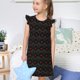 thumbnail image 4 of Fotbe Red Poker Vestido de Dormir para Niñas de 3 a 10 Años, Mangas Cortas, Estilo Princesa, Pijama Camisón con Mangas Voladas-XX-Large, 4 of 6