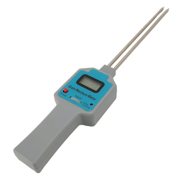 Portable Grain Humidity Meter, LCD Backlit Display Widely Grain Humidity Meter for Sorghum