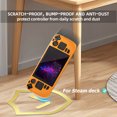 thumbnail image 1 of Funda trasera de silicona antideslizante para consola de juegos para Steam Deck (naranja) Ehuebsd Para estrenar, 1 of 8