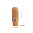 thumbnail image 2 of 1pc Multifunctional Cartoon Orange Color Portable Toothbrush Toothpaste Storage Container With Detachable Rinse Cup, 2 of 5