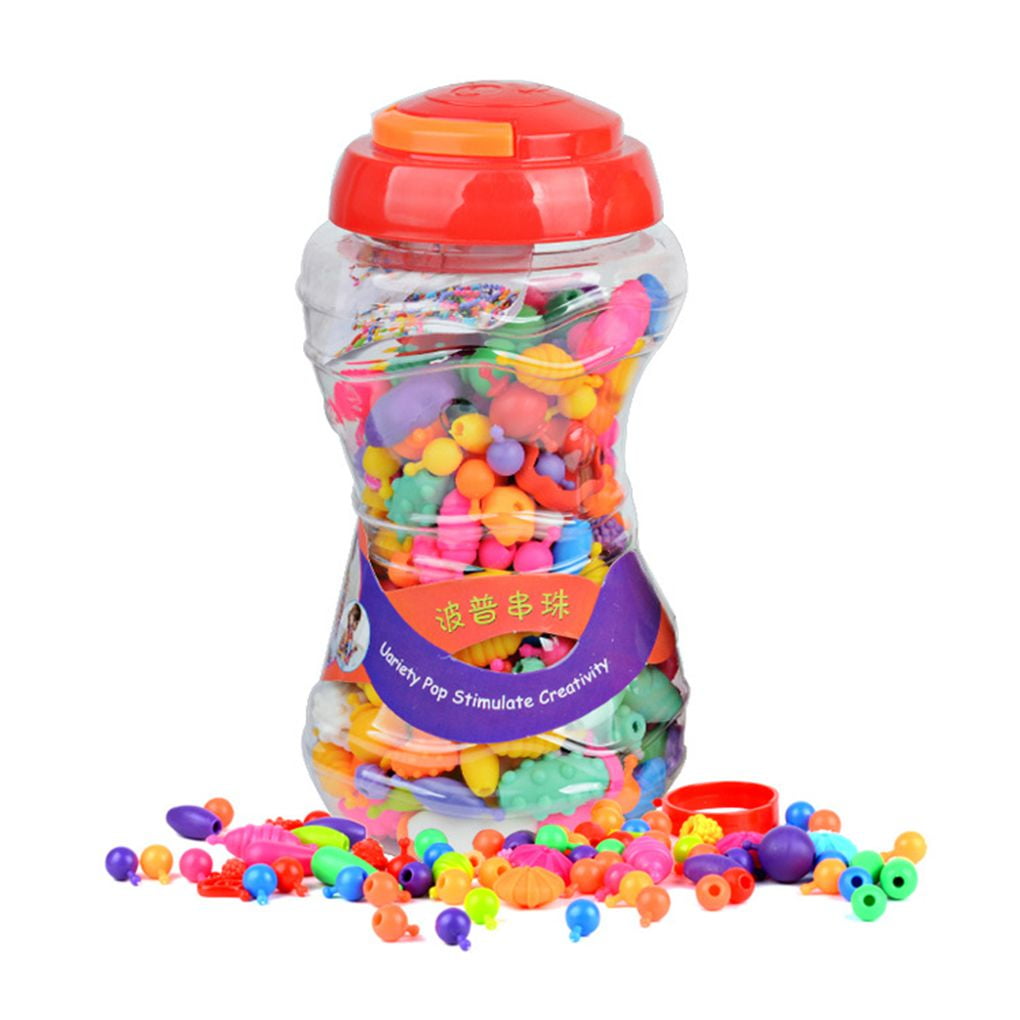 Bonrich Random Color Pop Beads Pop Arty Snap Together Beads Set Kids