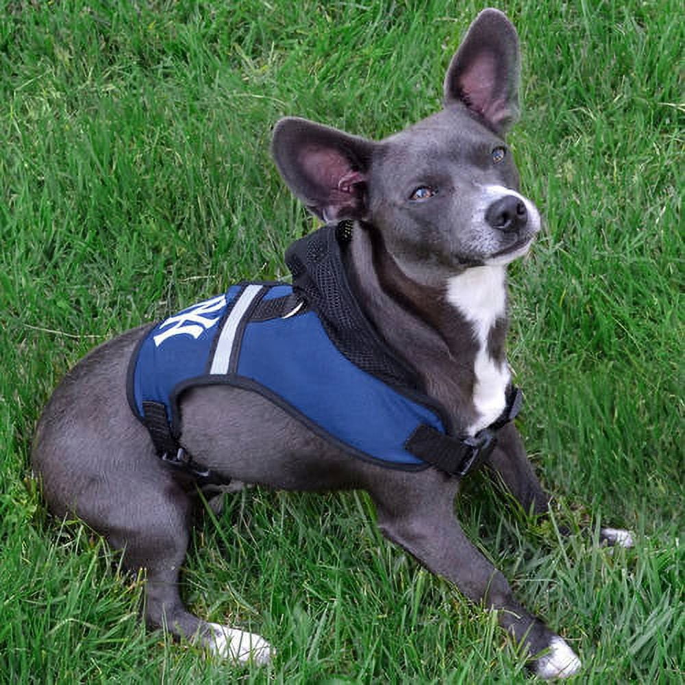 Pets First Collegiate Kansas Jayhawks Dog Harness - Football Pet Harness Vest - Dog Leash Harness - Adjustable - Large