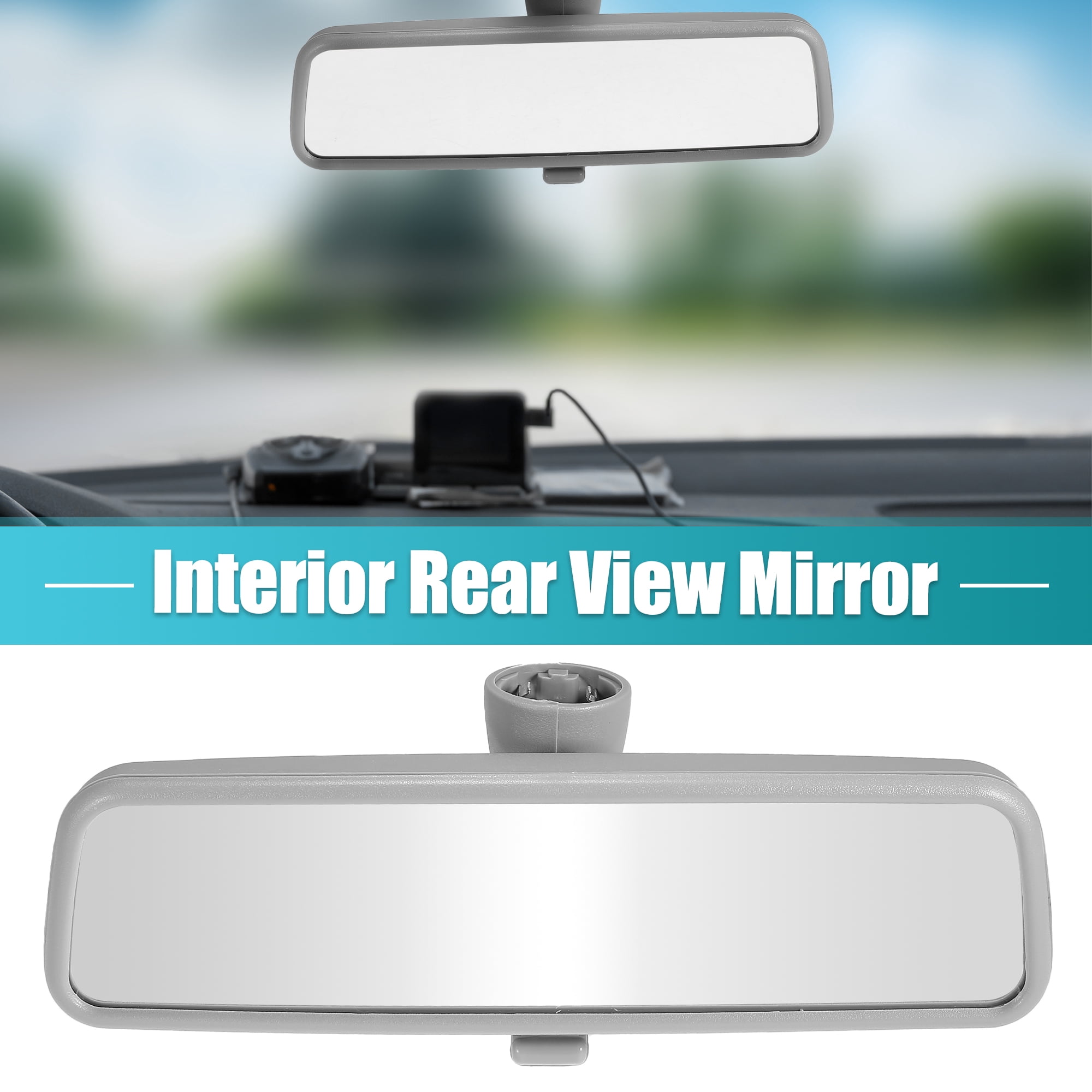 Unique Bargains Rear View Mirror for VW Passat B5 Jetta MK4 Golf MK4 1999-2005 Gray