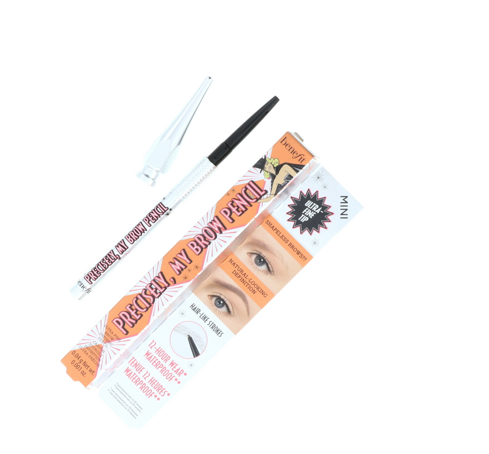 Benefit Mini Precisely, My Brow Pencil, 03 Medium, 0.001 oz