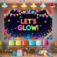 thumbnail image 5 of Bannière Lumineuse Design Néon Décoration Colorée Let's Glow Signe de Festival pour Fête Célébration Événement, 5 of 5