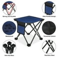 thumbnail image 3 of HEQUSIGNS 2PCS Folding Camping Stool, Portable Outdoor Camping Chair with Storage Bag, Lightweight 450 LB Bearing Capacity Chair for Adult Fishing Hiking Gardening, 3 of 7