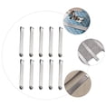 thumbnail image 4 of UPOUART 10 Pcs Sewing Assistance Hemming Marking Clips Alloy Silver for Holding Fabric during Projects, 4 of 8