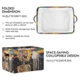 thumbnail image 2 of Yayeee Canvas Storage Basket with Handles for Shelves Fabric Bins Closet Organizer, Bright Skeleton, 2 of 8