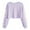 Purple, variant on Teen Girl Clothes Crop Top Toddler Boys Girls Solid Pullovers Sweatshirt Long Sleeve T-Shirt Kids Crewneck Thin Tops 1-8 Years Blouse