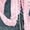Pink, variant on Lace Tops for Women Long Sleeve See Through Sheer Mesh Crop Top Shirt Open Front Tie Blouse Ruffle Blue L
