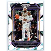 2022-23 Panini Prizm Prizms Ice Carmelo Anthony #144 Basketball Card