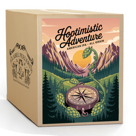 Label Peelers Hoptimistic Adventure AIPA Beer Kit - All Grain