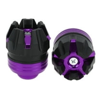 Unique Bargains Motorcycle Frame Sliders Front Fork Falling Protection Wheel Crash Protector Scooter Moped Aluminum Alloy Plastic Purple 2 Pcs