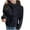 Black, variant on Womens Oversized Jacket Casual Warm Half Zipper Pocket Solid Color Hoodie Top 2025 Winter Fashion Clothes Khaki S-XL