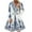 Blue#women's boho dress with pockets, variant on FAVIPT Cotton Linen Dresses for Women 2023,Womens Summer Plus Size Bohon Maxi Dress with Pocket Vintage Loose Sleeve Casual Beach Sundress
