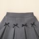 thumbnail image 5 of Odeerbi Niñas de Cintura Alta Falda Plisada Arco Color Sólido Falda Uniforme de La Escuela, 5 of 7