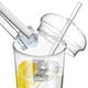 thumbnail image 2 of FELTECHELECTR Vaso de vidrio transparente con tapa y pajita para bebidas, leche, jugo, café y té., 2 of 3