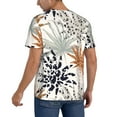 thumbnail image 2 of Fotbe Tropical Leaves Baseball Jersey Shirt for Men and Women, Casual Short Sleeves Button Down T-Shirt-XX-Large, 2 of 9