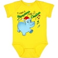thumbnail image 3 of Inktastic I Want a Hippopotamus for Christmas Hippo in Santa Hat Boys or Girls Baby Bodysuit, 3 of 5