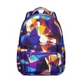 thumbnail image 1 of Modern Chic Students Backpack Aesthetic Abstract Graffiti School Bag Colorful Artistic Fashion Travel Bag, 1 of 6