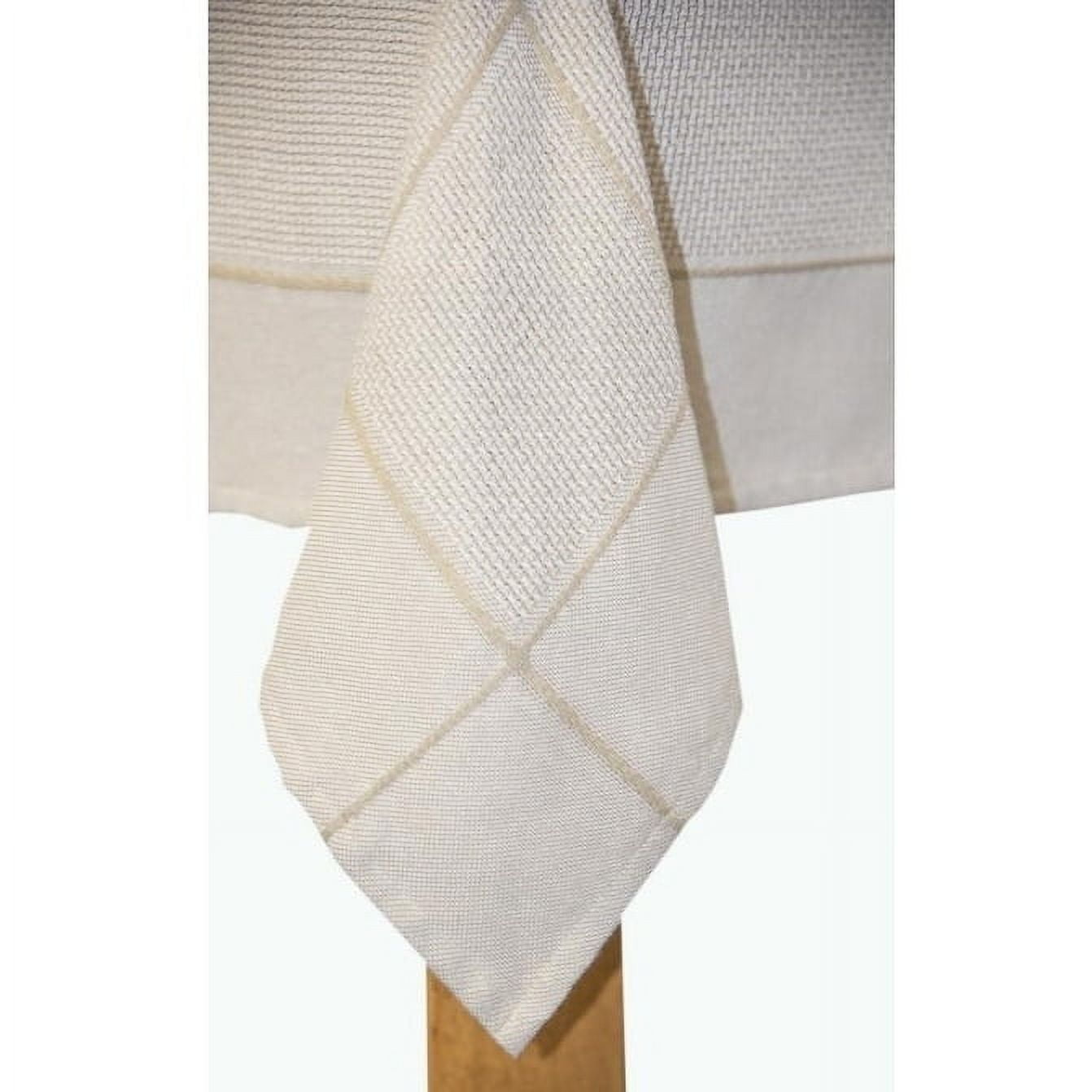 Carlisle 60x120 Cotton/Polyester Tablecloth, Silver