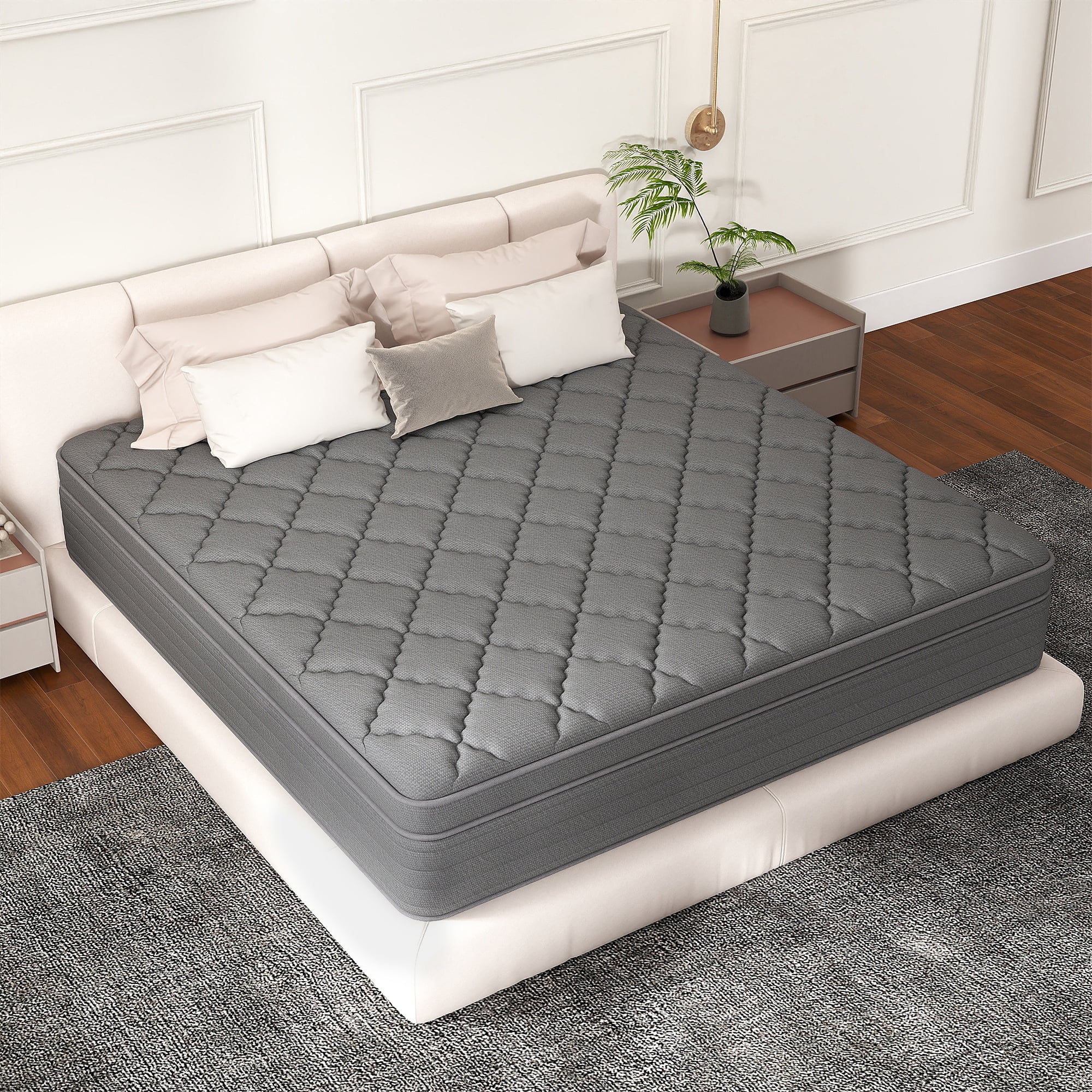 CICIMLU 14 inch Full Mattress ,Gel Memory Foam Hybrid Mattress in a Box, Innerspring Mattress Supportive & Comfortable for Restful Sleep