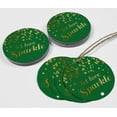 thumbnail image 4 of Inkdotpot Pack Of 100 Let Love Sparkle Wedding Favor Paper Tags Craft Real Gold Foil Hang Tags, 4 of 6