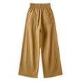 thumbnail image 6 of Generic Girls Sweatpants Baggy Barrel Pants Teen Wide Leg Open Bottom Casual Drawstring Soft Sweat Pant Straight Leg Joggers Pockets, 6 of 9