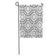 thumbnail image 1 of NUDECOR Geometric Circle Pattern Including in Swatch Panel Abstract Ring Black Garden Flag Decorative Flag House Banner 28x40 inch, 1 of 2