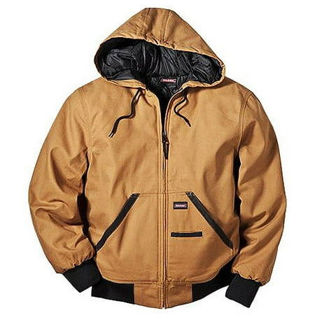 Big Men's Insulated Duck Hooded Rigid Jacket