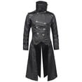 thumbnail image 1 of Manteau Long Gothique Aristocrate Formel pour Performance sur Scène avec Motif Subtil et Coupe Classique, 1 of 7