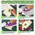 thumbnail image 3 of Parches adhesivos NICEVINYL para planchar, 100 unidades, varios estilos aleatorios, 3 of 6