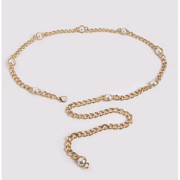 GUIYONG Metal Chain Belt Adjustable Body Chain Jewelry Accessories Bridal Wedding Waistband Waist Belt for Jeans Dresses Decorated