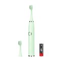 thumbnail image 1 of Cepillo de dientes 28000-37000 Cepillo de dientes eléctrico IPX7 Cepillo de dientes de viaje impermeable, verde, batería, 2 cabezales, 1 batería Inevent HA005425-05B, 1 of 6